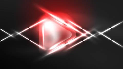 Digital Neon Abstract Background, Triangles And Lights Geometric Design Template Illustrazione stock