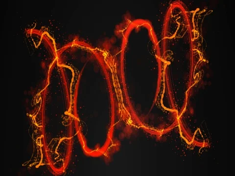 Digital neon abstract light streaks burst animation element 動画素材 72629006