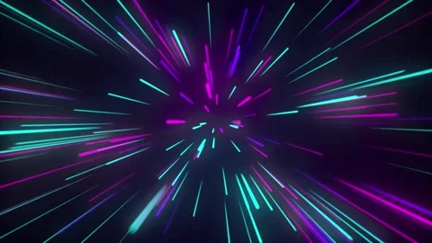 Digital neon lights Vidéo 155608897