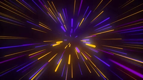 Digital neon lights Stock Footage 155608973