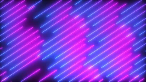 Digital neon lines Illustrazione stock