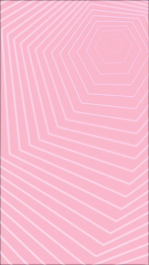 Digital neon polygon geometric shapes pattern background of bright pink Stock Footage 196728500