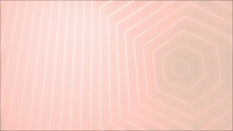 Digital neon polygon geometric shapes pattern background of peach and beige Stock Footage 201047670