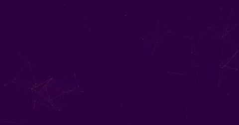 Digital network abstract background with glowing connections and dots on dark Illustrazione stock