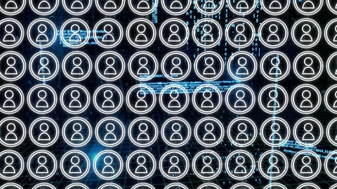 Digital network and programming language Stock Footage 110571212