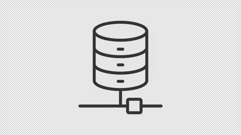Digital network architecture line animation Video stock 337776414