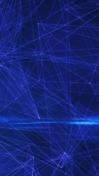 Digital network background with intersecting glowing purple lines on a dark b 스톡 일러스트