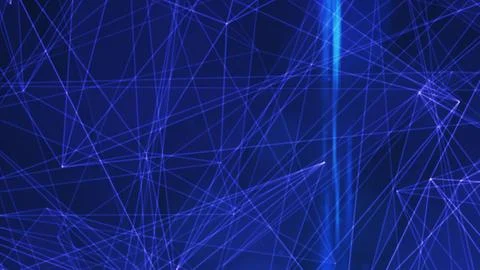 Digital network background with intersecting glowing purple lines Illustrazione stock