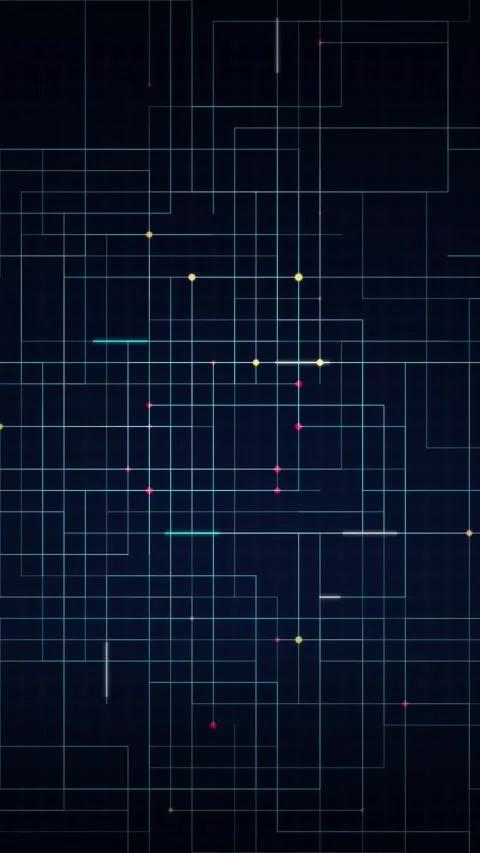 Digital network circuit board seamless loop motion background Stock Footage 346817498