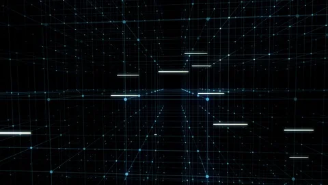 Digital Network Circuit of Computer Data 스톡 동영상 101072789
