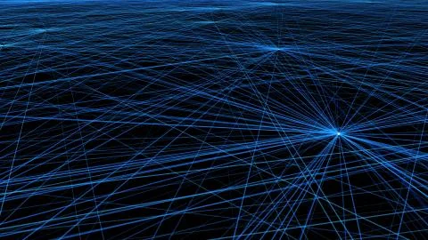 Digital network communication technology, data transmission and storage Stock Illustration