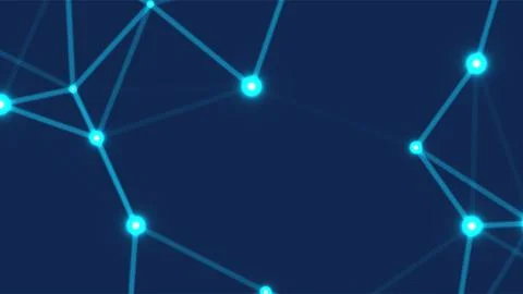 Digital Network Connection Abstract Background Illustration. 스톡 일러스트