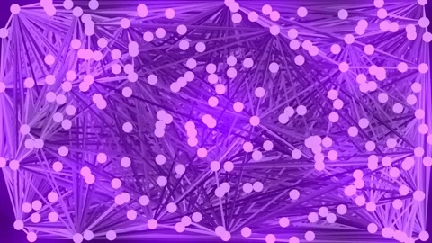 Digital network connection abstract data visualization background Stock Footage 336169225