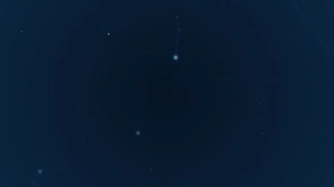 Digital Network Connection Flying Through Data Points Vidéo 331316812