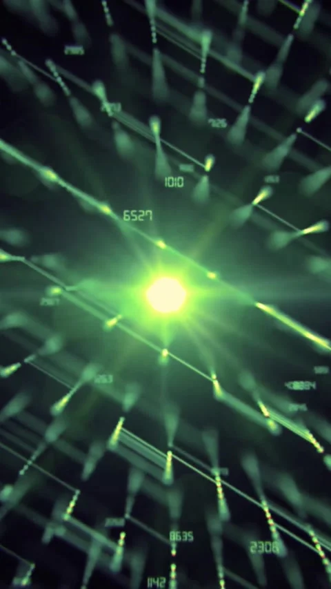 Digital network connection. Futuristic data visualization Vídeo Stock 339638161