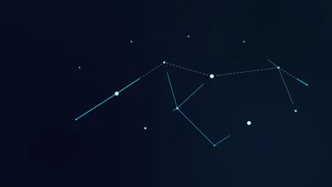 Digital network connection line and node technology motion graphic 動画素材 346737474