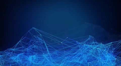 Digital Network Connection Technology Background Stock Footage 339269245
