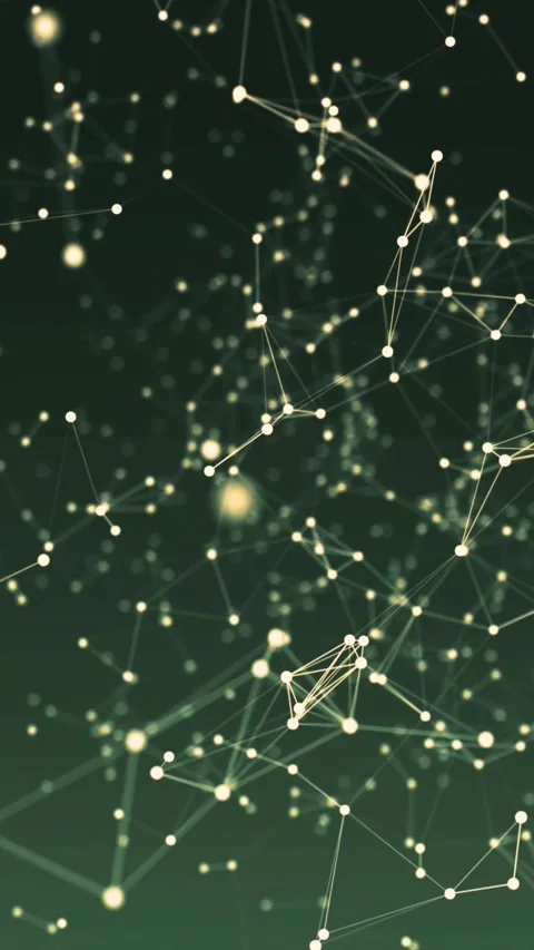 Digital network connections. Abstract technology background Видео 339638141