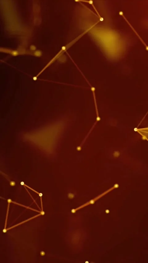 Digital network connections. Abstract technology background . Видео 339638142