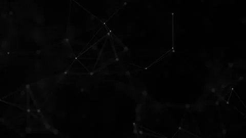 Digital network connections on black background. Vídeos de archivo 335735266