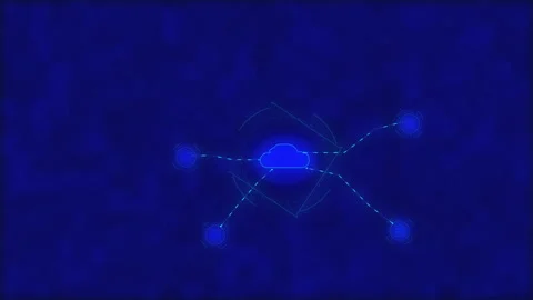 Digital network connectivity showing data connection, cloud computing, node.. Stock Footage 348331526