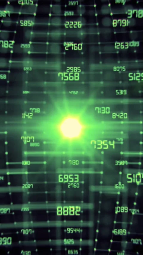 Digital network data visualization. Futuristic cyber network connection Stock-Footage 339638224