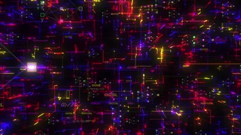 Digital Network Stock Footage 152913649