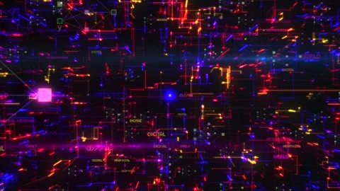 Digital Network Stock Footage 152915082