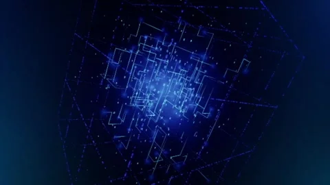 Digital Network Stock Footage 311925343