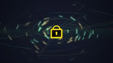 Digital Network Globe Data Visualization Abstract Background Stock Footage 348231561
