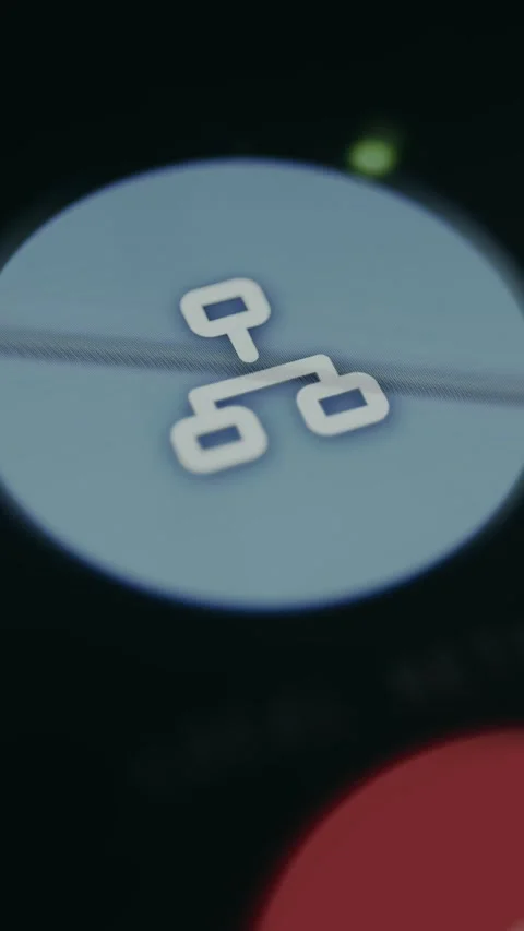 Digital network icon for local system connectivity Stock Footage 334935437