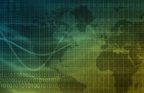 Digital network Stock-Illustration