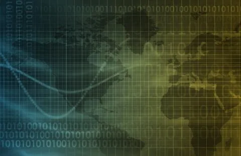 Digital network 스톡 일러스트