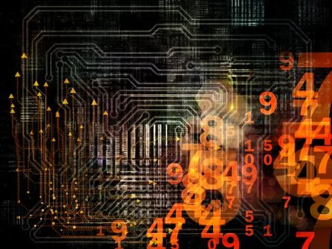 Digital Network Illustrazione stock