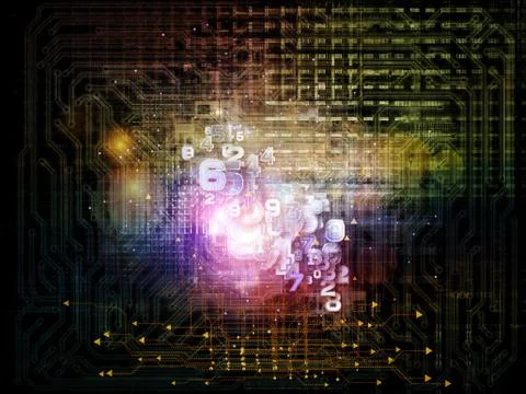 Digital Network Illustrazione stock