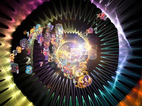 Digital Network Stock Illustration