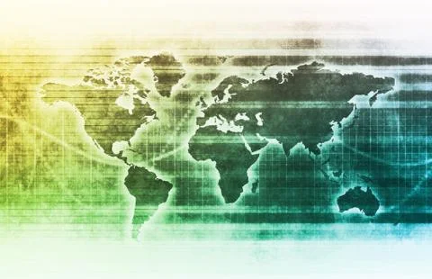 Digital Network Stock Illustration