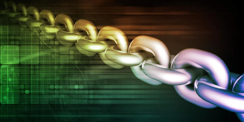 Digital Network Stock Illustration