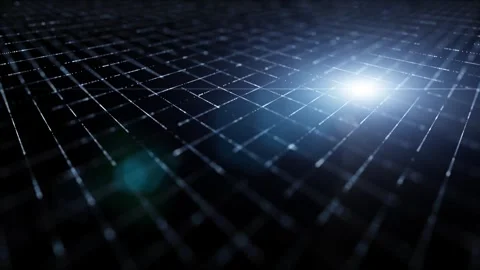 Digital network lines net motion looping background Stock Footage 337513875