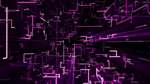 Digital network pathway abstract background Video stock 98114490
