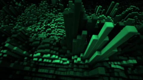 Digital Network Statistic Stock Footage 239026645