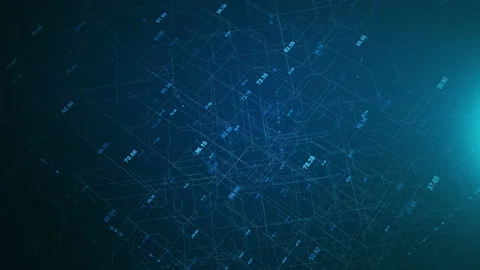 Digital network technology futuristic theme animation concept. Stock Footage 148985198