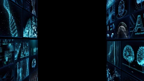 Digital Network TechnologYAI artificial intelligence data TD1 Mix blue Видео 128004870