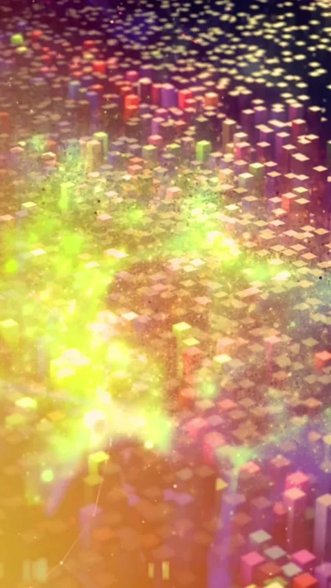 Digital network visualized. Abstract data flow animation. Stock-Footage 339638183
