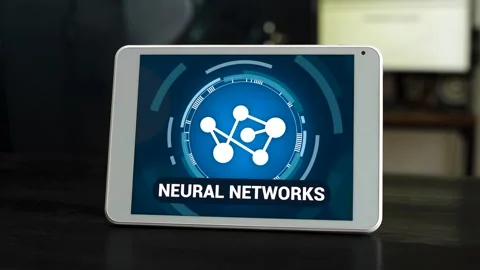 Digital neural networks for processing data and research. Neural network with Stock Footage 304943292