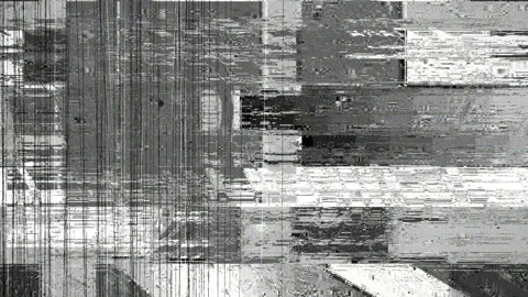 Digital Noise Animation Screen Pixel Running Glitch Scratch Motion Background Stock Footage 125046115