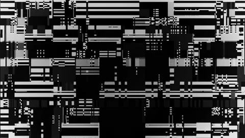 Digital Noise Animation Screen Pixel Running Glitch Scratch Motion Background Stock Footage 125919665