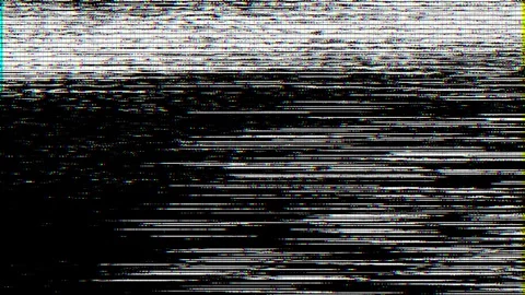 Digital noise faint interference streaks. Clean glitch texture simulates low Stock Footage 333909412