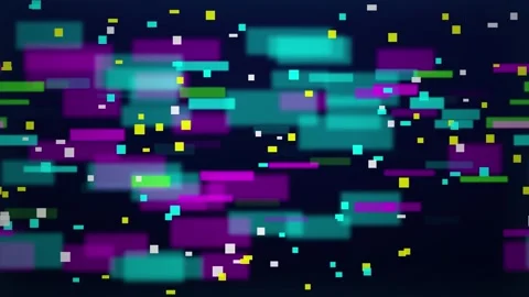 Digital noise glitch pixels seamless loop motion background Stock Footage 344517788