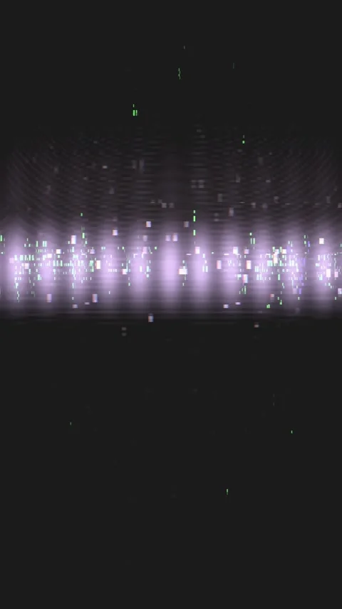 Digital Noise Grain Overlay Vertical Stock Footage 331076068